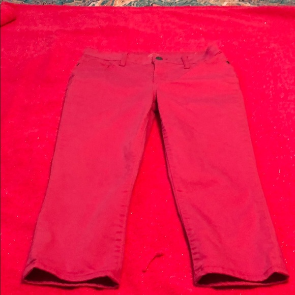 Pink Crop Denim - Picture 1 of 1